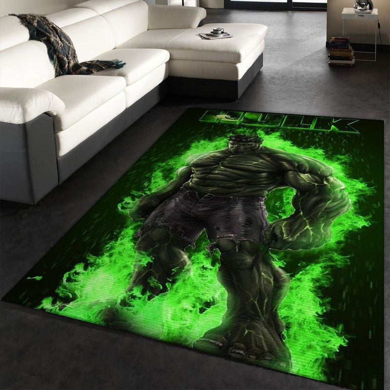 Hulk Marvel Superhero Floor Iii Teppich, Teppiche - Outdoor Teppich, Teppich Wohnzimmer, Küchenteppich, Kinderzimmer, Modern