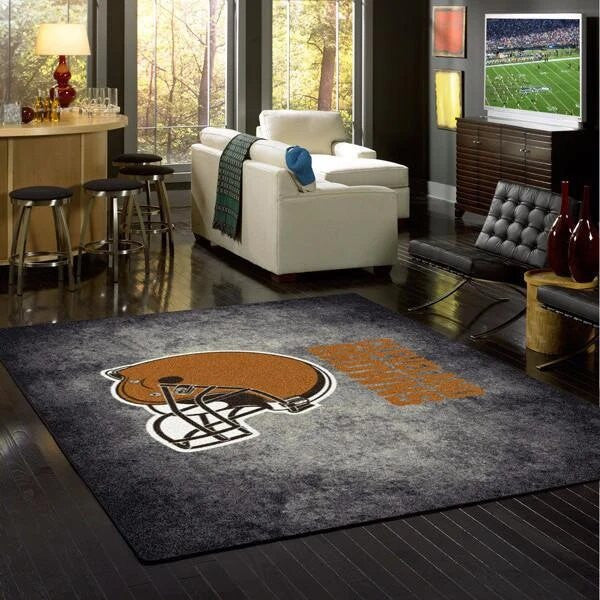 Cleveland Browns Wiederholen 1 Teppich, Teppiche - Outdoor Teppich, Teppich Wohnzimmer, Küchenteppich, Kinderzimmer, Modern