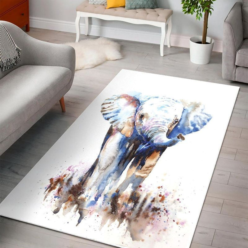 Baby Elephant Teppich, Teppiche - Outdoor Teppich, Teppich Wohnzimmer, Küchenteppich, Kinderzimmer, Modern