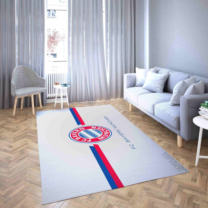 Logo Fußballverein Fc Bayern Munich 20 Teppich, Teppiche - Outdoor Teppich, Teppich Wohnzimmer, Küchenteppich, Kinderzimmer, Modern