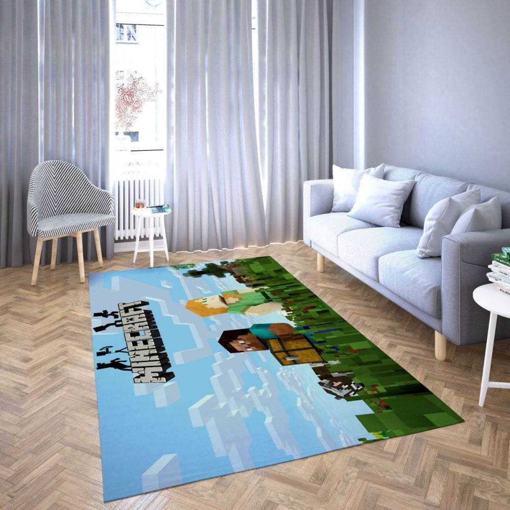 Minecraft Beste Bilder 25 Teppich, Teppiche - Outdoor Teppich, Teppich Wohnzimmer, Küchenteppich, Kinderzimmer, Modern