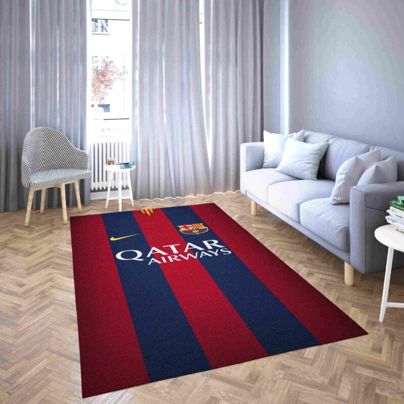 Barcelona Football Farbe Neues Design Teppich, Teppiche - Outdoor Teppich, Teppich Wohnzimmer, Küchenteppich, Kinderzimmer, Modern