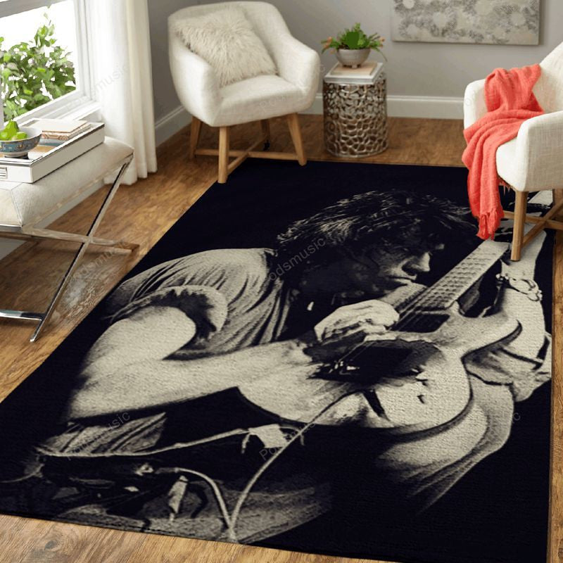Keith Richards Solo Music Art Teppich, Teppiche - Outdoor Teppich, Teppich Wohnzimmer, Küchenteppich, Kinderzimmer, Modern