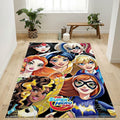 Dc Comics Tv Dc Superhero Girls Group Teppich, Teppiche - Outdoor Teppich, Teppich Wohnzimmer, Küchenteppich, Kinderzimmer, Modern