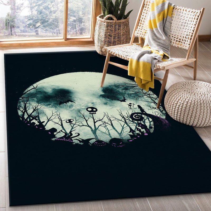 Nightmare Before Christmas 2 Teppich, Teppiche - Outdoor Teppich, Teppich Wohnzimmer, Küchenteppich, Kinderzimmer, Modern