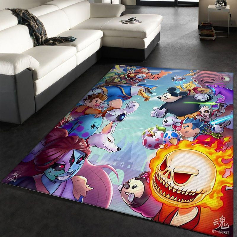 Disney Evolutions All Stars Teppich, Teppiche - Outdoor Teppich, Teppich Wohnzimmer, Küchenteppich, Kinderzimmer, Modern