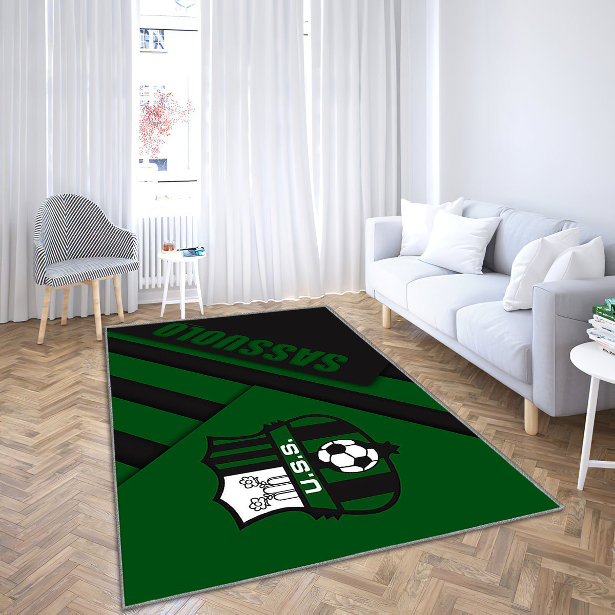Sassuolo Fc Teppich, Teppiche - Logo-Materialdesign Outdoor Teppich, Teppich Wohnzimmer, Küchenteppich, Kinderzimmer, Modern