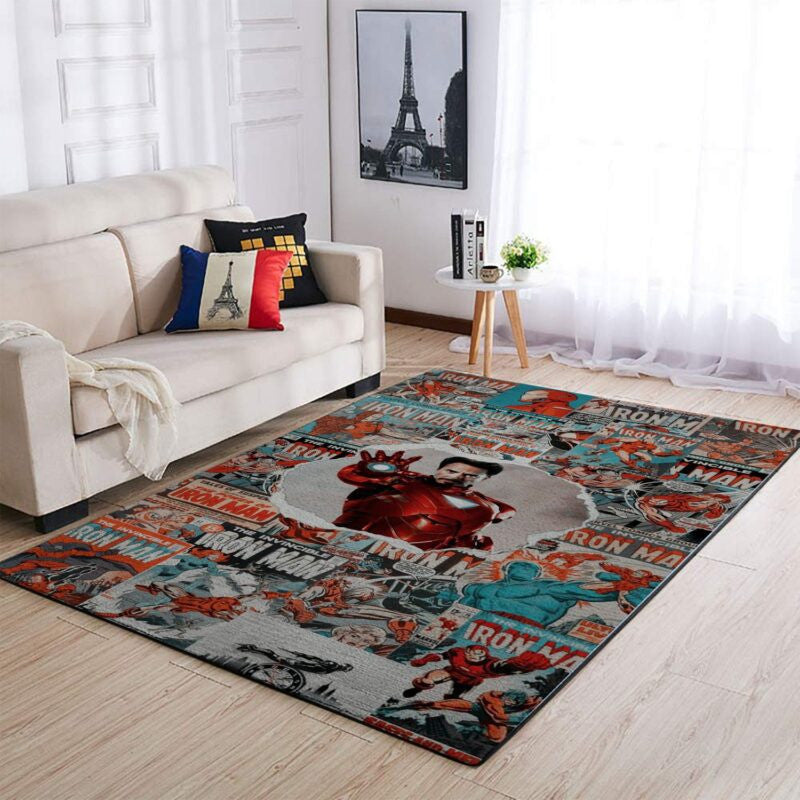 Iron Man Avengers 7 Teppich, Teppiche - Outdoor Teppich, Teppich Wohnzimmer, Küchenteppich, Kinderzimmer, Modern