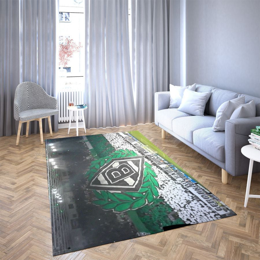 Borussia M'Gladbach LieblingsFußballverein 27 Teppich, Teppiche - Outdoor Teppich, Teppich Wohnzimmer, Küchenteppich, Kinderzimmer, Modern