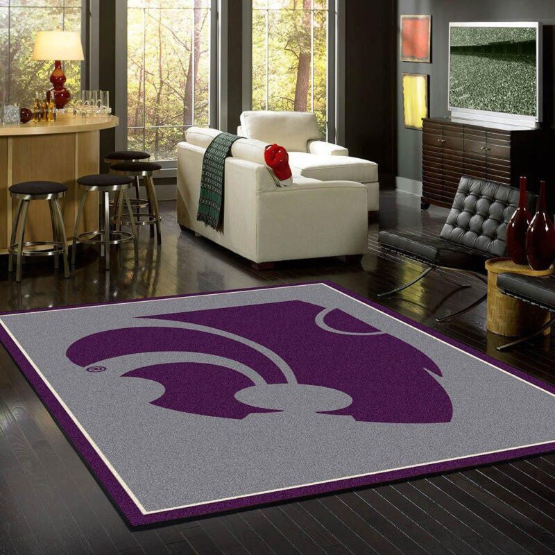 Kansas State Teamgeist E Teppich, Teppiche - Outdoor Teppich, Teppich Wohnzimmer, Küchenteppich, Kinderzimmer, Modern