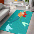 Ariel Disney Princess Characters Disney Movies 1 Teppich, Teppiche - Outdoor Teppich, Teppich Wohnzimmer, Küchenteppich, Kinderzimmer, Modern