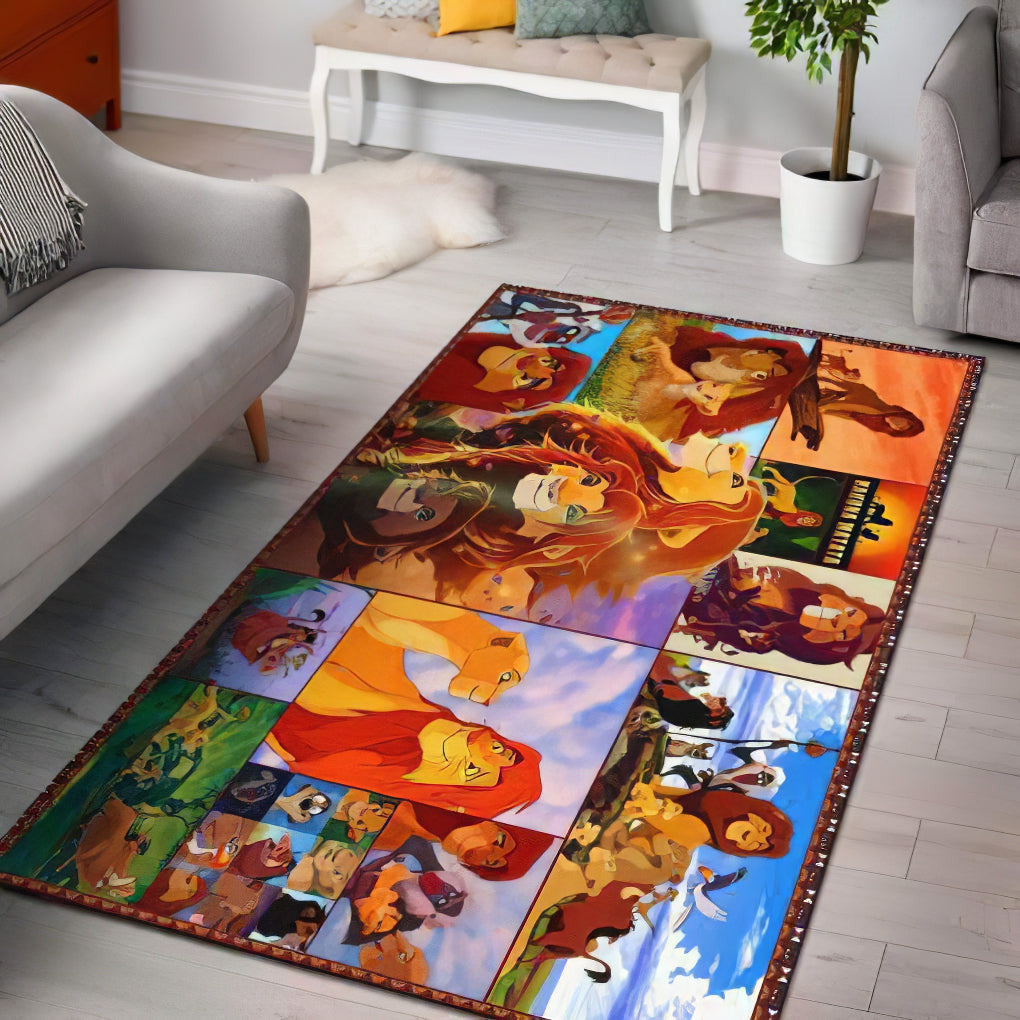 Lion Kinge Teppich, Teppiche - Outdoor Teppich, Teppich Wohnzimmer, Küchenteppich, Kinderzimmer, Modern