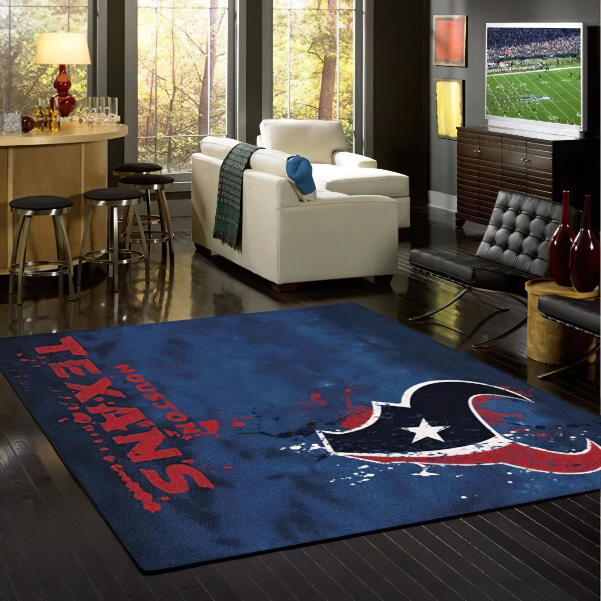 Houston Texans Verblassen Teppich, Teppiche - Outdoor Teppich, Teppich Wohnzimmer, Küchenteppich, Kinderzimmer, Modern