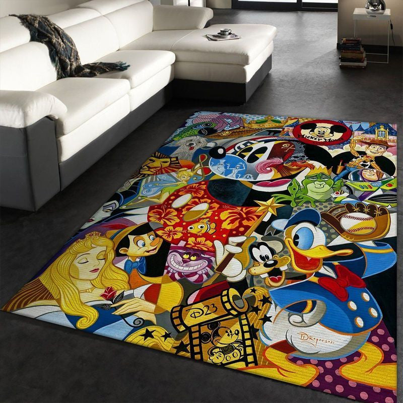 Disney Mickey Mouse Iv Teppich, Teppiche - Outdoor Teppich, Teppich Wohnzimmer, Küchenteppich, Kinderzimmer, Modern