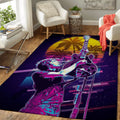 Neol Gallagher Artwork Music Synthwave 80S Art Teppich, Teppiche - Outdoor Teppich, Teppich Wohnzimmer, Küchenteppich, Kinderzimmer, Modern