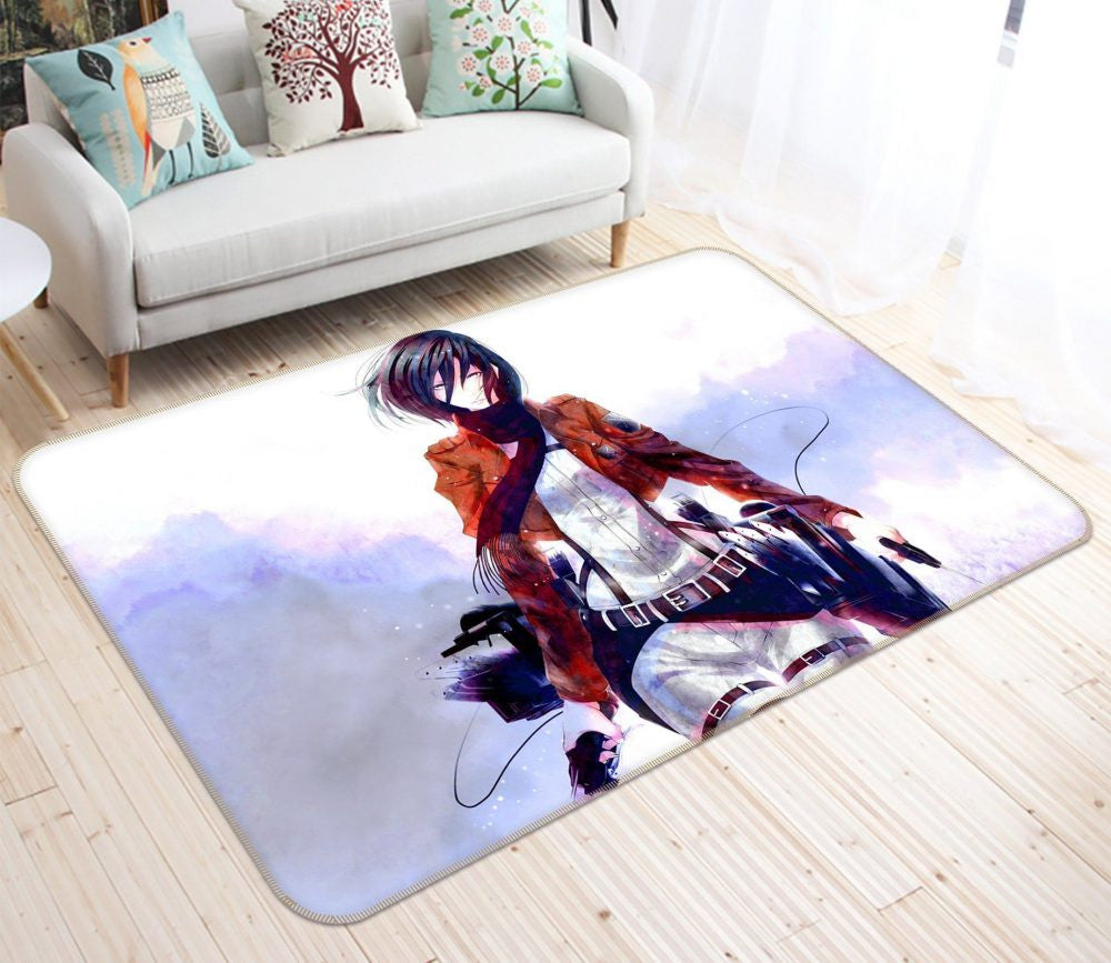 Attack On Titan Anime 24 Teppich, Teppiche - Outdoor Teppich, Teppich Wohnzimmer, Küchenteppich, Kinderzimmer, Modern