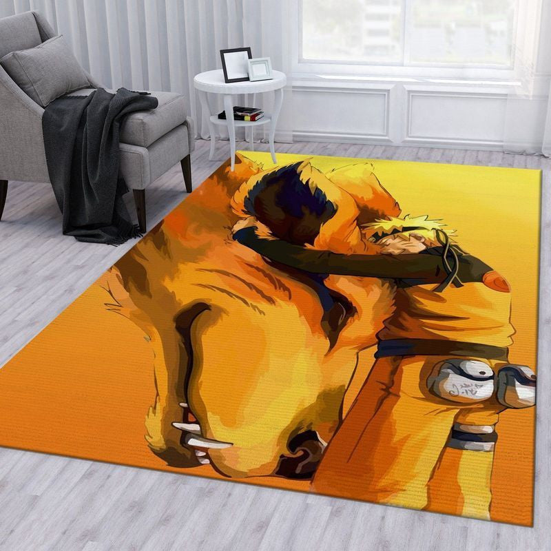 Naruto Kurama Anime 2 Teppich, Teppiche - Outdoor Teppich, Teppich Wohnzimmer, Küchenteppich, Kinderzimmer, Modern