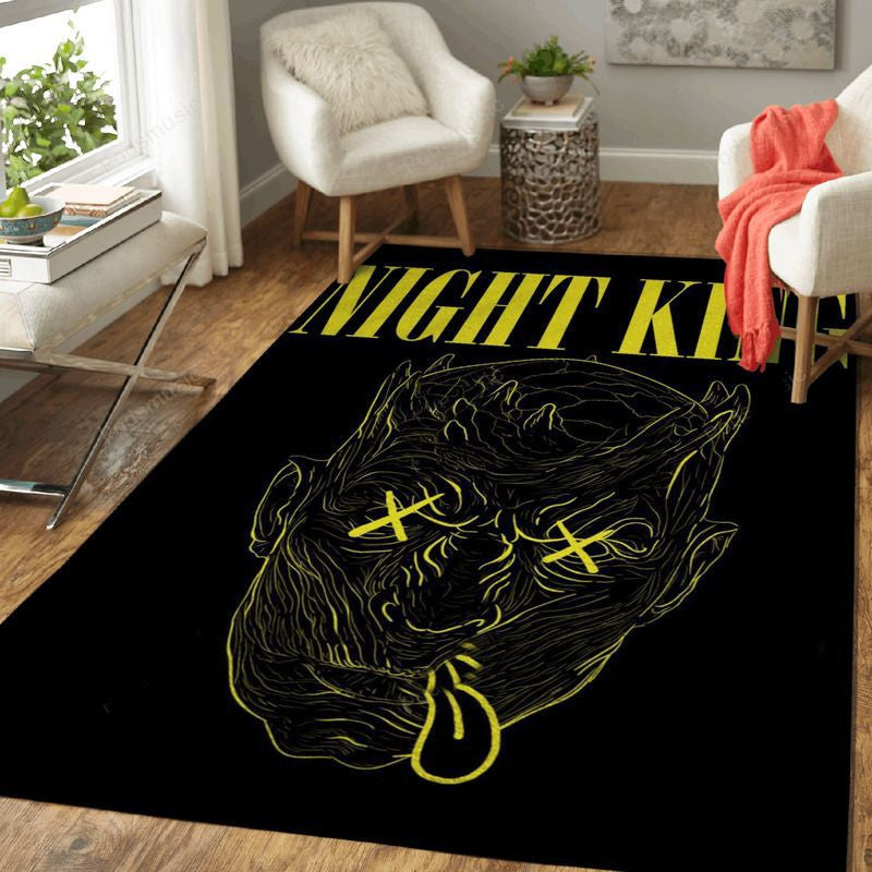 Nightking Music Art Teppich, Teppiche - Outdoor Teppich, Teppich Wohnzimmer, Küchenteppich, Kinderzimmer, Modern