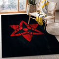 Naruto Uchia Mangekyou Sharingan Teppich, Teppiche - Outdoor Teppich, Teppich Wohnzimmer, Küchenteppich, Kinderzimmer, Modern