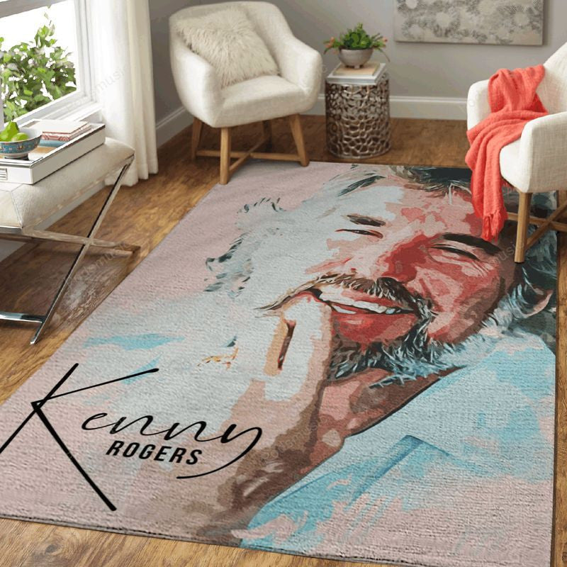 Kenny Rogers Art Music Parade Art Teppich, Teppiche - Outdoor Teppich, Teppich Wohnzimmer, Küchenteppich, Kinderzimmer, Modern