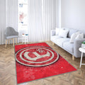 Fortuna Düsseldorf Fußballverein Teppich, Teppiche - Geometrische Kunst Outdoorteppich, Wohnzimmerteppich, Küchenteppich, Kinderzimmer, Modern