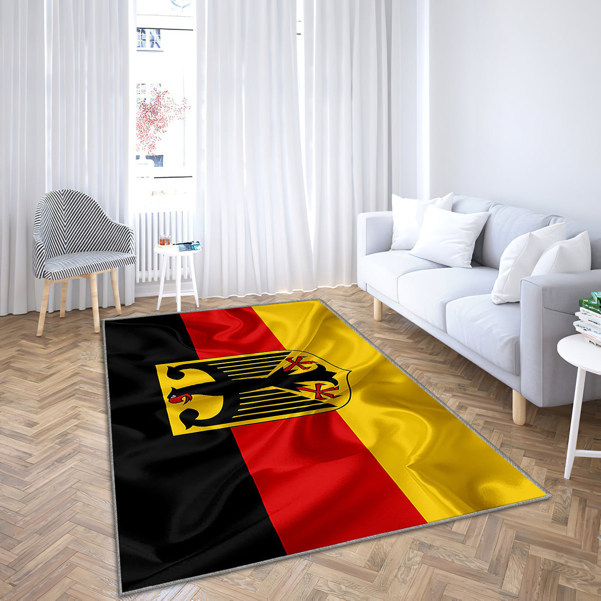 Deutschlandflagge Teppich, Teppiche – Deutschlandflagge Outdoor-Teppich, Wohnzimmerteppich, Küchenteppich, Kinderzimmer, Modern