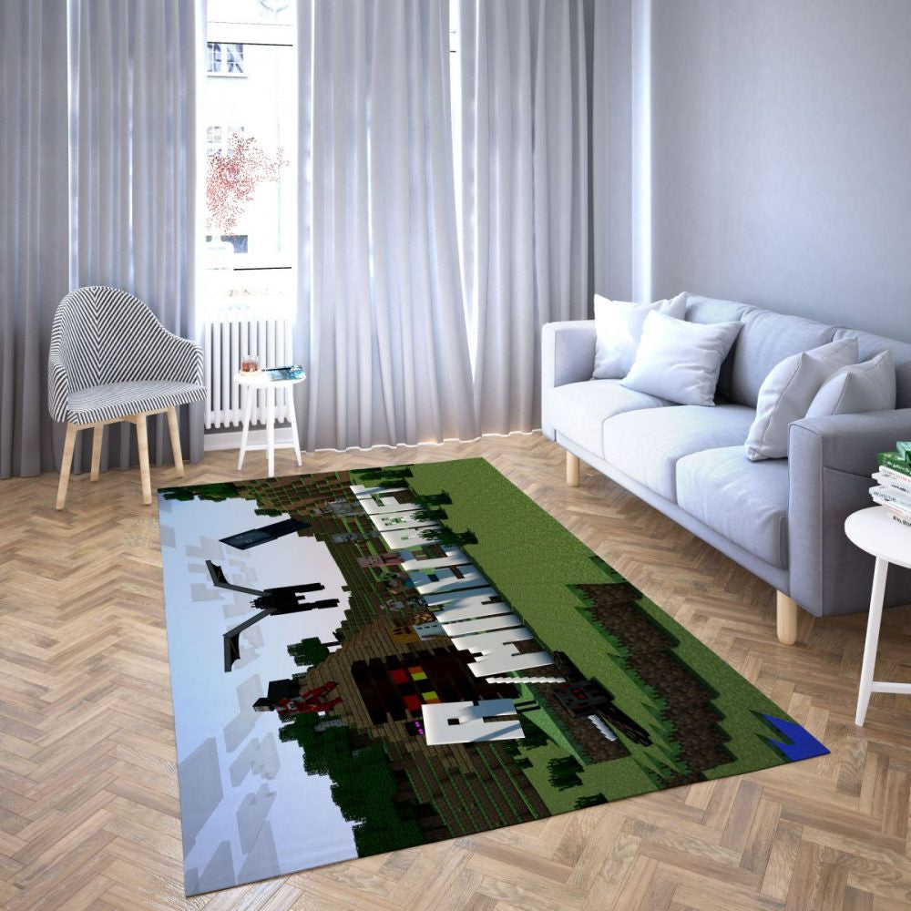 Minecraft Beste Bilder 33 Teppich, Teppiche - Outdoor Teppich, Teppich Wohnzimmer, Küchenteppich, Kinderzimmer, Modern