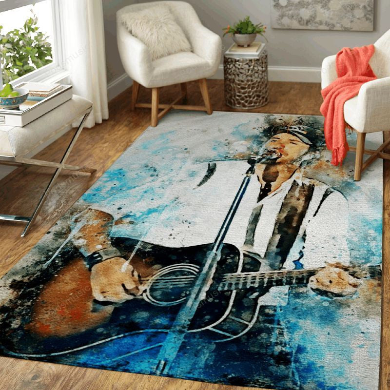 Luke Bryan Music World Art Teppich, Teppiche - Outdoor Teppich, Teppich Wohnzimmer, Küchenteppich, Kinderzimmer, Modern