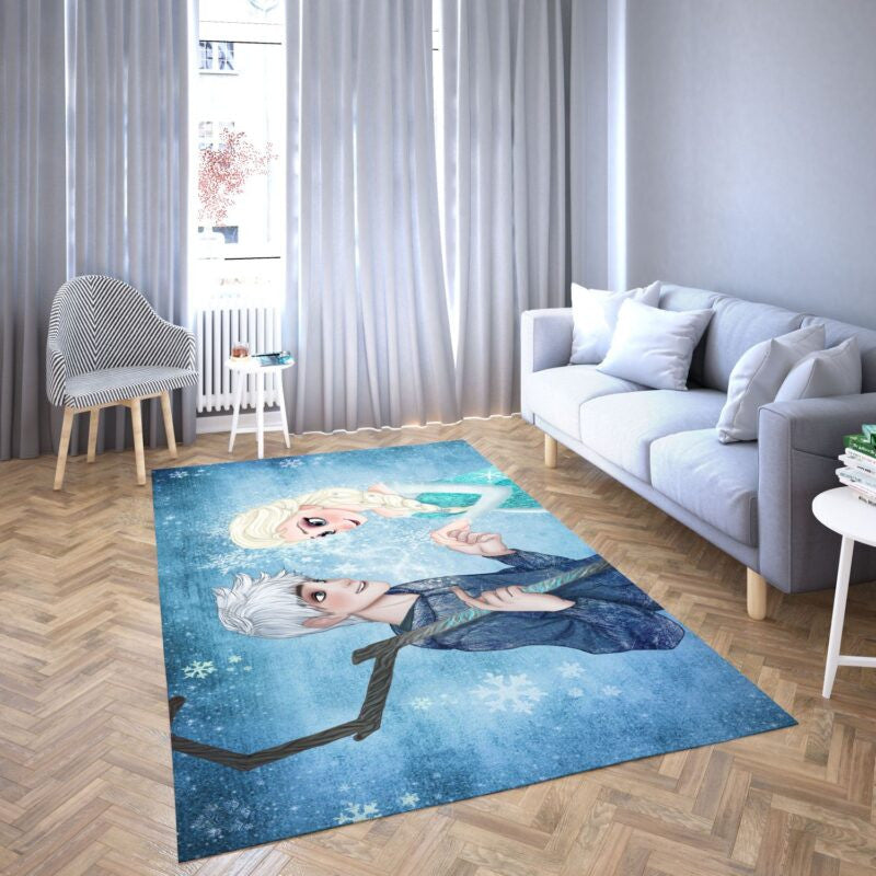 Elsa Princess Frozen Of Disney 7 Teppich, Teppiche - Outdoor Teppich, Teppich Wohnzimmer, Küchenteppich, Kinderzimmer, Modern