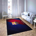 Barcelona Club 3D Football Teppich, Teppiche - Outdoor Teppich, Teppich Wohnzimmer, Küchenteppich, Kinderzimmer, Modern