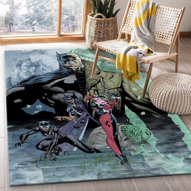 Batman The Animation Teppich, Teppiche - Outdoor Teppich, Teppich Wohnzimmer, Küchenteppich, Kinderzimmer, Modern
