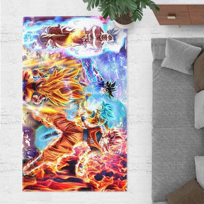Goku Dragon Ball Zeichentrick Teppich, Teppiche - Outdoor Teppich, Teppich Wohnzimmer, Küchenteppich, Kinderzimmer, Modern