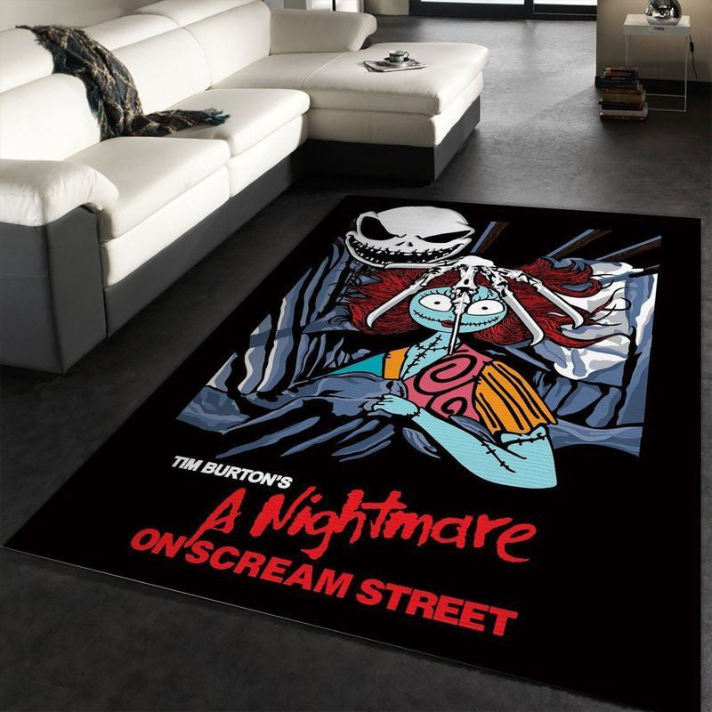 Nightmare On Scream Street Teppich, Teppiche - Outdoor Teppich, Teppich Wohnzimmer, Küchenteppich, Kinderzimmer, Modern