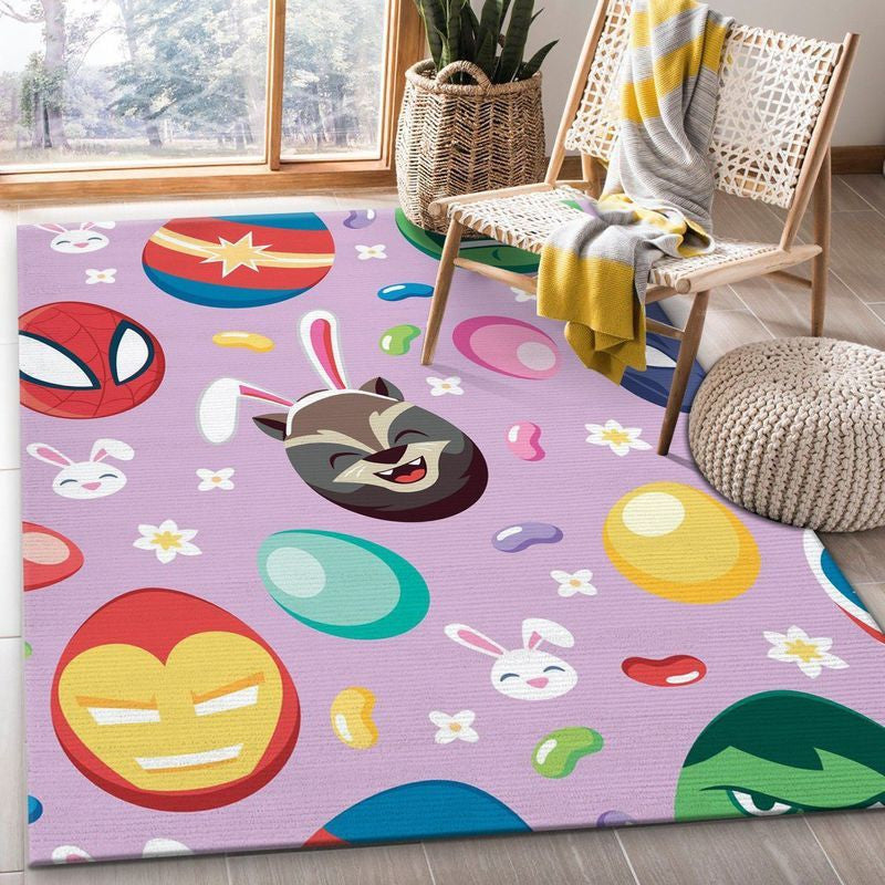 Avengers Marvel Super Heroes Eggcelsior 2 Teppich, Teppiche - Outdoor Teppich, Teppich Wohnzimmer, Küchenteppich, Kinderzimmer, Modern