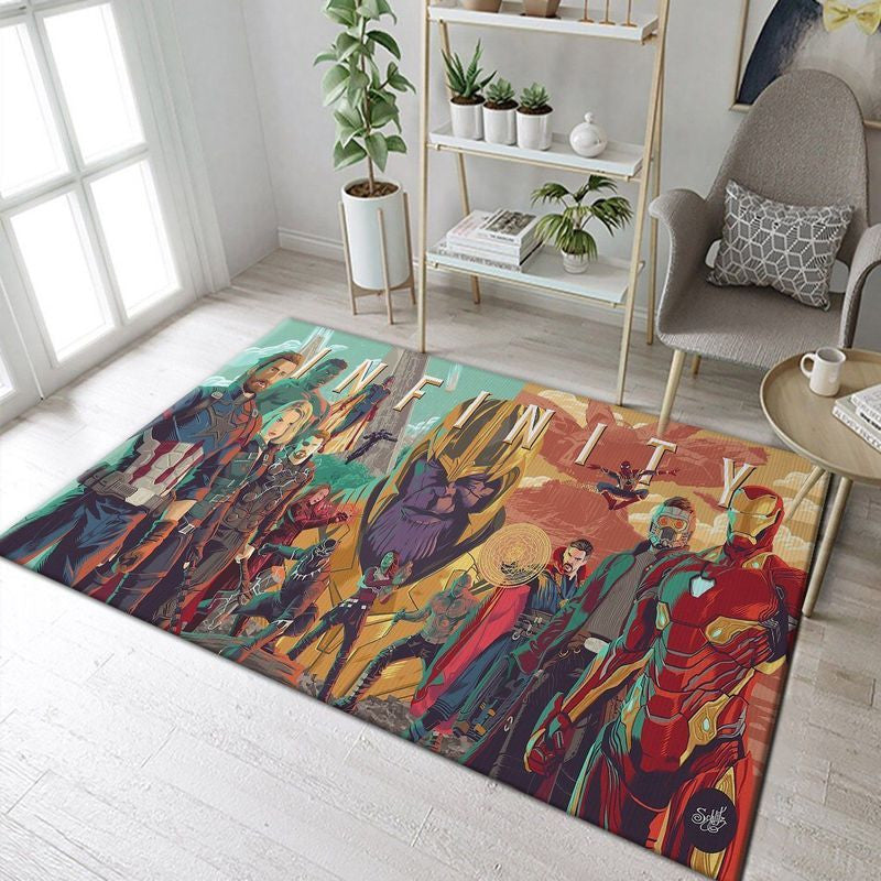 Infinity War Marvel Movies Teppich, Teppiche - Outdoor Teppich, Teppich Wohnzimmer, Küchenteppich, Kinderzimmer, Modern