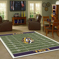 Lsu Team Home Field E Teppich, Teppiche - Outdoor Teppich, Teppich Wohnzimmer, Küchenteppich, Kinderzimmer, Modern