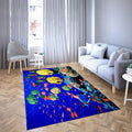 Der Fisch Hat Schoene Farben1002 Teppich, Teppiche - Outdoor Teppich, Teppich Wohnzimmer, Küchenteppich, Kinderzimmer, Modern