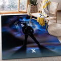 10Th Doctor With Tardis Teppich, Teppiche - Outdoor Teppich, Teppich Wohnzimmer, Küchenteppich, Kinderzimmer, Modern