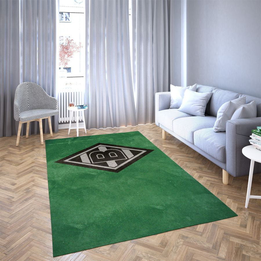 Borussia M'Gladbach LieblingsFußballverein 17 Teppich, Teppiche - Outdoor Teppich, Teppich Wohnzimmer, Küchenteppich, Kinderzimmer, Modern