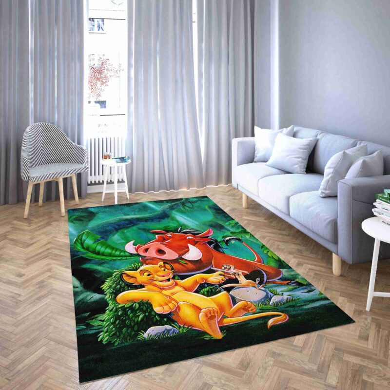 Hakuna Matata Teppich, Teppiche - Outdoor Teppich, Teppich Wohnzimmer, Küchenteppich, Kinderzimmer, Modern