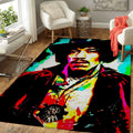 Jimi Hendrix Legend Rock Band Music V Teppich, Teppiche - Outdoor Teppich, Teppich Wohnzimmer, Küchenteppich, Kinderzimmer, Modern