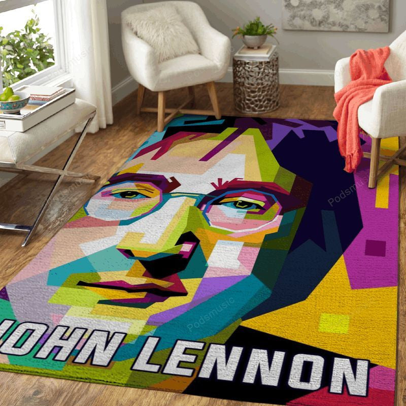 John Lennon Wpap Music Art Ii Teppich, Teppiche - Outdoor Teppich, Teppich Wohnzimmer, Küchenteppich, Kinderzimmer, Modern