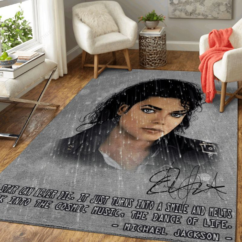 Michael Jackson Artwork Pop Music Collection Art Teppich, Teppiche - Outdoor Teppich, Teppich Wohnzimmer, Küchenteppich, Kinderzimmer, Modern
