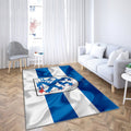 Ingolstadt Flagge Seidenoptik Teppich, Teppiche - Seidenfahne Outdoor-Teppich, Wohnzimmerteppich, Küchenteppich, Kinderzimmer, Modern