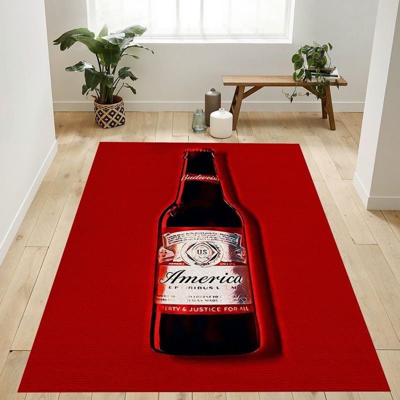 Budweiser 2 Teppich, Teppiche - Outdoor Teppich, Teppich Wohnzimmer, Küchenteppich, Kinderzimmer, Modern