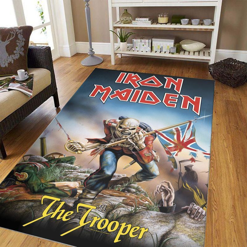Iron Maiden Trooper Teppich, Teppiche - Outdoor Teppich, Teppich Wohnzimmer, Küchenteppich, Kinderzimmer, Modern