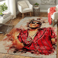 Bruno Mars American Singer Pop Art 2 Teppich, Teppiche - Outdoor Teppich, Teppich Wohnzimmer, Küchenteppich, Kinderzimmer, Modern