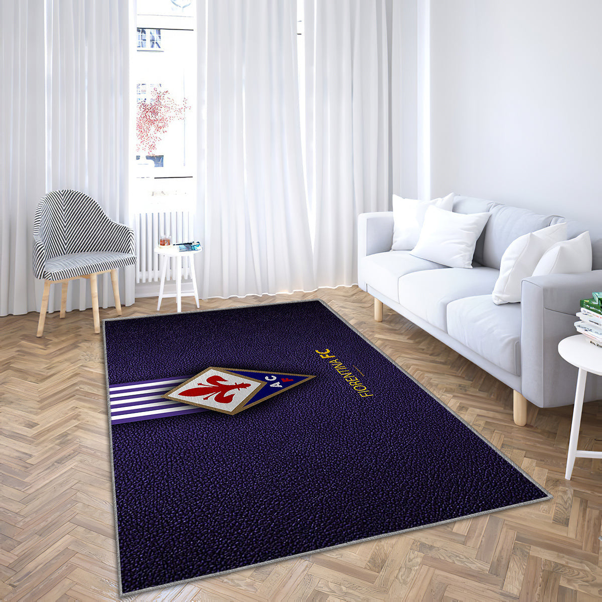 Fiorentina Fc Italian Football Club Teppich, Teppiche - Serie A Outdoor Teppich, Teppich Wohnzimmer, Küchenteppich, Kinderzimmer, Modern