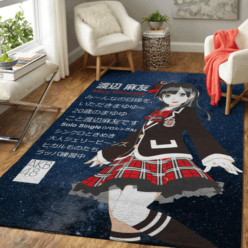 Mayu Watanabe Akb48 Music Art Teppich, Teppiche - Outdoor Teppich, Teppich Wohnzimmer, Küchenteppich, Kinderzimmer, Modern
