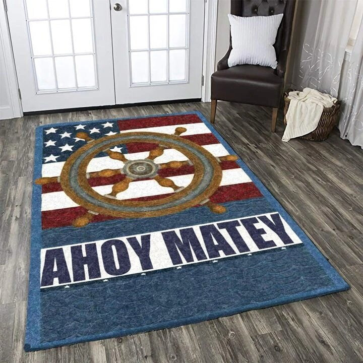 Ahoi Matey  Teppich, Teppiche - Outdoor Teppich, Teppich Wohnzimmer, Küchenteppich, Kinderzimmer, Modern